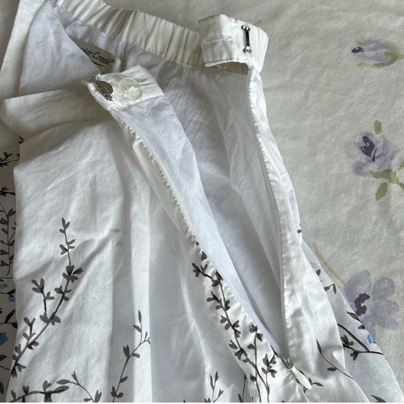 Floral Cottage Fairycore Large Pleated Flowy Skirt - Picture 13 of 16